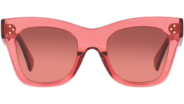 CELINE 3 Dots Rose Crystal Cat Eye Sunglasses
