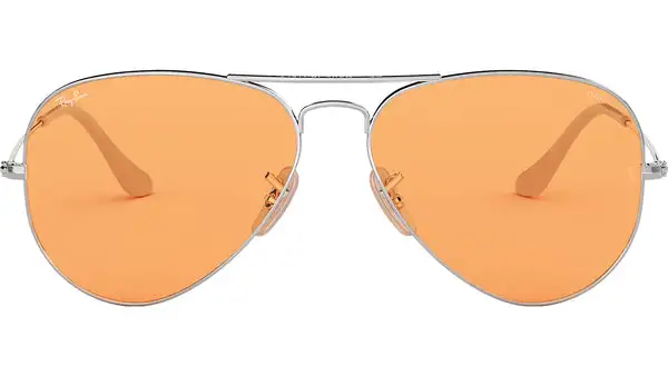 Aviator Washed Evolve RB3025 9065V9 Silver Orange