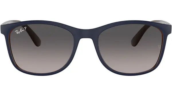 RB4374 6601M3 matte blue on brown