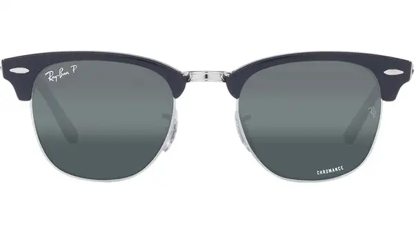 Clubmaster RB3016 1366G6 blue on silver