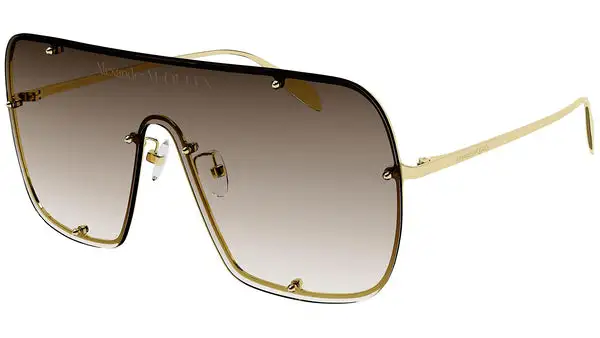 AM0362S 002 Occhiali da Sole Geometrici Oro