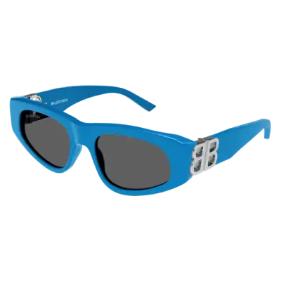 OCCHIALI DA SOLE BALENCIAGA DINASTY D FRAME BB0095S-011 Azzurro