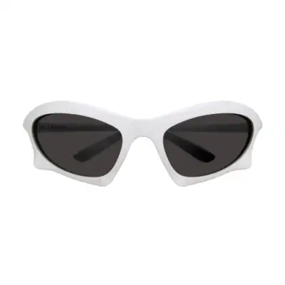 OCCHIALI DA SOLE BAT RECTANGLE IN WHITE BALENCIAGA BB0229S-004