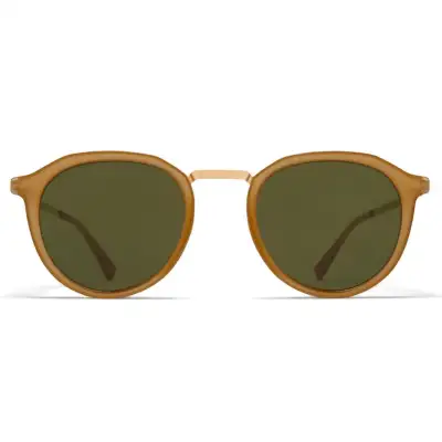 OCCHIALI DA SOLE MYKITA PAULSON A56 Glossy Gold-Brown Dark Brown
