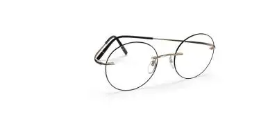 Occhiali Silhouette Eyewear Titan Minimal Art 5599-PB-7835 Gold-Black Stardust