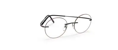 Occhiali Silhouette Eyewear Titan Minimal Art 5599-PB-9145 Black-Red Lava