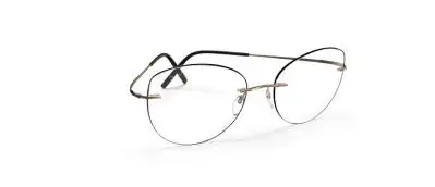 Occhiali Silhouette Eyewear Titan Minimal Art 5599-PC-7835 Gold-Black Stardust