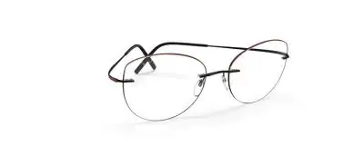 Occhiali Silhouette Eyewear Titan Minimal Art 5599-PC-9145 Black-Red Lava
