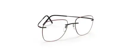Occhiali Silhouette Eyewear Titan Minimal Art 5599-PD-9145 Black-Red Lava