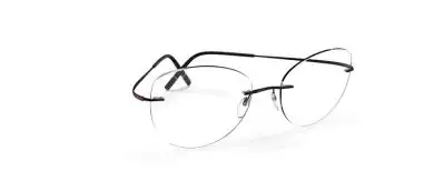 Occhiali Silhouette Eyewear Titan Minimal Art 5599-PG-9140 Black-Red Lava