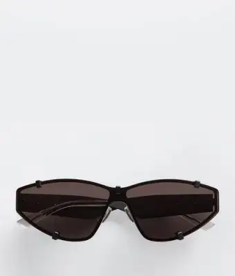 Occhiali da Sole Mascherina Bottega Veneta GRIP BV1165S-002 Nero