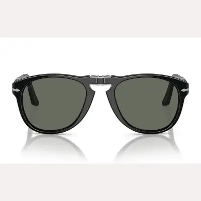 Occhiali da Sole Persol Folding PO0714 95/58 54 Black - Polarizzata - Verde