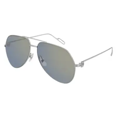 Occhiali da Sole Première de Cartier CT0110S-002 Argento