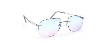 Occhiali da Sole Silhouette Eyewear The Dawn 5573-HR-7105 Luminous Silver