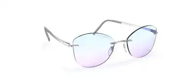 Occhiali da Sole Silhouette Eyewear The Dawn 5573-KE-7105 Luminous Silver