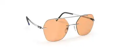 Occhiali da Sole Silhouette Eyewear The Dawn 5573-OK-7005 Electric Silver