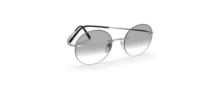 Occhiali da Sole Silhouette Eyewear Titan Minimal Art 5599-PB-7305 Silver-Grey Spaceship