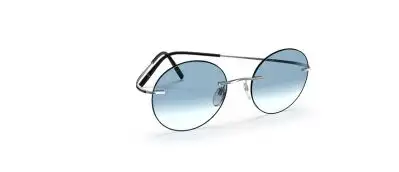Occhiali da Sole Silhouette Eyewear Titan Minimal Art 5599-PB-P105 Silver-Black Neptun