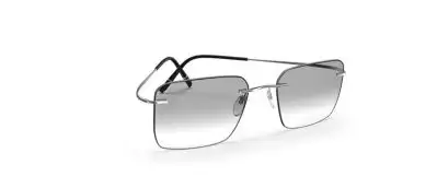 Occhiali da Sole Silhouette Eyewear Titan Minimal Art 5599-PE-7305 Silver-Grey Spaceship