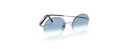 Occhiali da Sole Silhouette Eyewear Titan Minimal Art 5599-PF-7405 Silver-Black Neptun