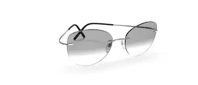 Occhiali da Sole Silhouette Eyewear Titan Minimal Art 5599-PG-7205 Silver-Grey Spaceship
