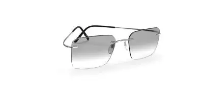 Occhiali da Sole Silhouette Eyewear Titan Minimal Art 5599-PI-7205 Silver-Grey Spaceship