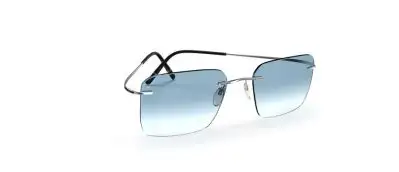 Occhiali da Sole Silhouette Eyewear Titan Minimal Art 5599-PI-7405 Silver-Black Neptun