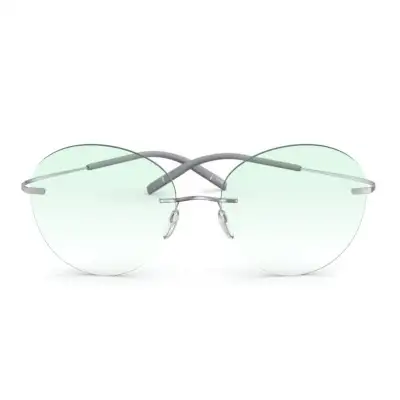 Occhiali da Sole Silhouette TMA - The Icon Tinted 5541-EF-7005 56/17 Argento sferico