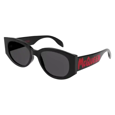 Occhiali da sole Alexander McQueen AM0330S-002 Nero