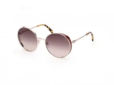 Occhiali da sole Emilio Pucci EP0187-28F Shiny Rose Gold / Shiny Rose Gold