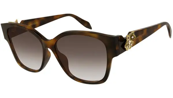 AM0370S 002 Occhiali da Sole Cat Eye Avana