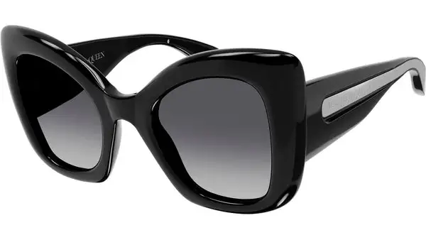 AM0402S 001 Occhiali da Sole Rettangolari Nero