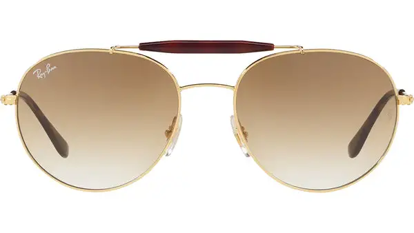 RB3540 Double Bridge 001/51 Gold Brown