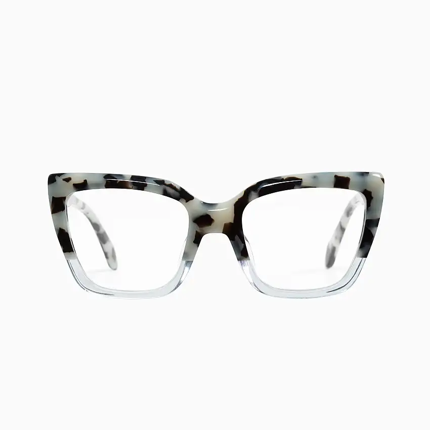 Valley Eyewear Legion Snow Leopard Tort to Clear/ Clear 51