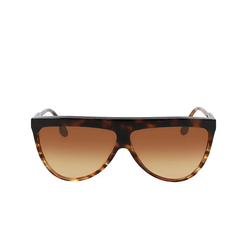 Victoria Beckham VB619S-211StripedDarkHavana