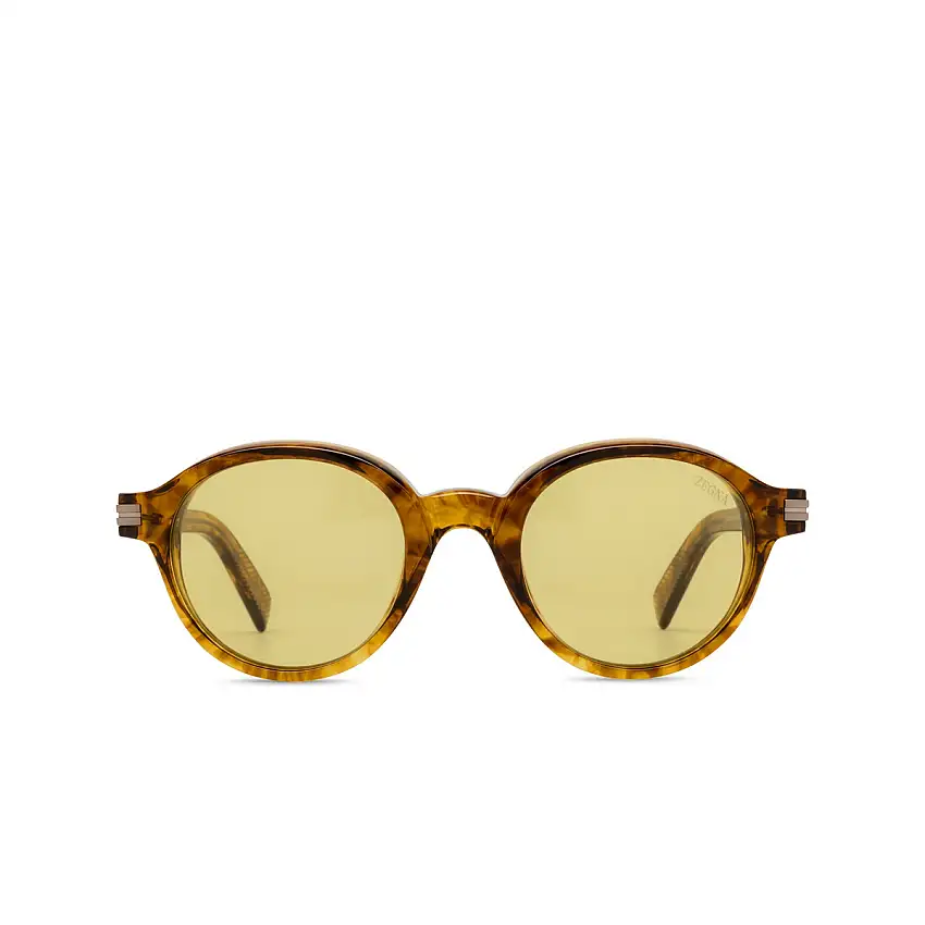 Zegna EZ0253-47JLightBrown/Striped